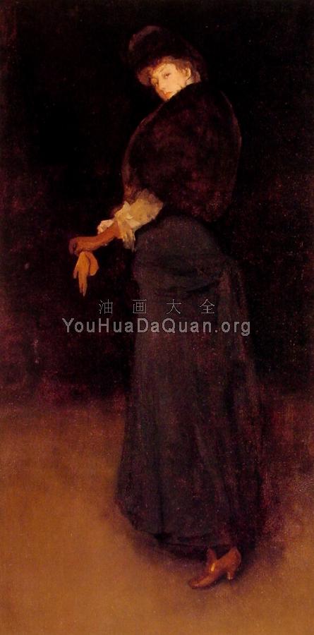 Portrait of Lady Archibald Campbell - 詹姆斯·阿伯特·麦克尼尔·惠斯勒